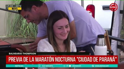 Previa de la marat&oacute;n nocturna "Ciudad de Paran&aacute;" en el balneario Thompson